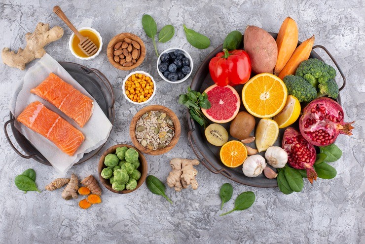 Immune-supporting healthy foods